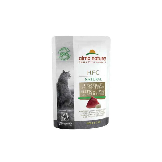 Almo Nature Cat HFC Natural Bustina 55 gr Tuna and Acciughine Fillet