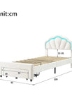 Petal Bed-White-90*200cm / GERMANY