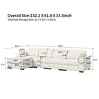 Beige/4 seats + 1 foot rest / GERMANY