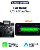 8 Core Android 14 Auto Radio Wireless CarPlay For Mercedes-Benz A-Class W176 GLA X156 CLA C117 DSP GPS 4G WIFI Multimedia Player
