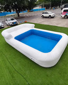 Large 5x3m Inflatable Pool, Durable PVC with Lounger, Luxurious Inflatable Pool for Family Garden Fun for Adults and Children