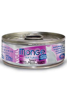 Monge Gatto, Natural Tuna 80gr-Chicken Chop Tuna with Beef