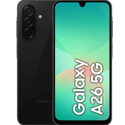Samsung Galaxy A26 5G 6 + 128GB Black | 120Hz Super AMOLED Screen + 50MP Camera with OIS | 5000mAh Battery and Android 15