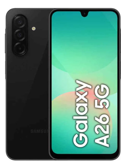 Samsung Galaxy A26 5G 6 + 128GB Black | 120Hz Super AMOLED Screen + 50MP Camera with OIS | 5000mAh Battery and Android 15