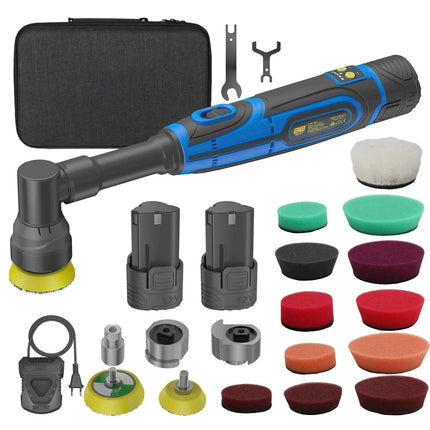 Cordless Mini Car Polisher 12V Wireless Polishing Machine Kit 3/12mm Orbital Household Small Detailcar Beauty Polishing Machine