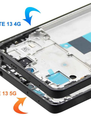 Testato AMOLED Nota 13 4G Display Con Cornice Per Xiaomi Redmi Nota 13 4G LCD 23129RAA4G Display Touch Screen Digitizer Assembly