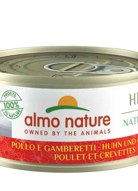 Almo Nature Cat HFC Natural Lactin 70gr Chicken and Shrimp
