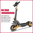 RUITOO M4MAX 55 KM/H Electric Scooter Double Shock Absorption W Folding Electric Kick Scooter 55KM Travel Range 10 Inch Tires