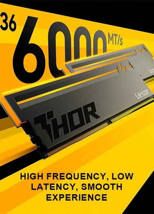 Lexar THOR DDR5 RAM 16GBx2 6000MHz CL36 Gaming Desktop Memory Overclocking Intel XMP 3.0 & AMD EXPO for PC Gamer