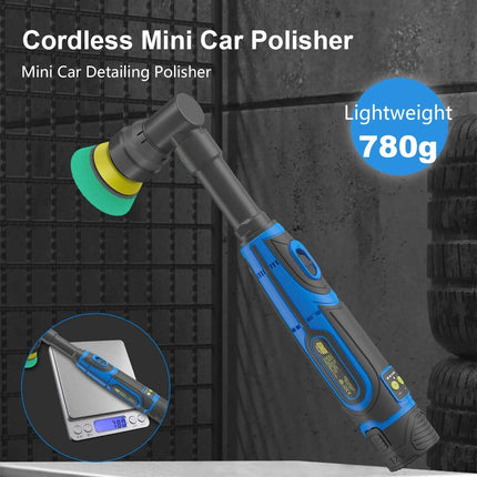 Cordless Mini Car Polisher 12V Wireless Polishing Machine Kit 3/12mm Orbital Household Small Detailcar Beauty Polishing Machine