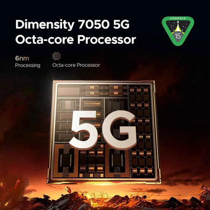 DOOGEE Blade20 Turbo 5G Rugged Phone Gemini Al 6.6'' Screen 10300mAh Battery 8GB 256GB 50MP Camera Android 15 NFC Mobile Phone