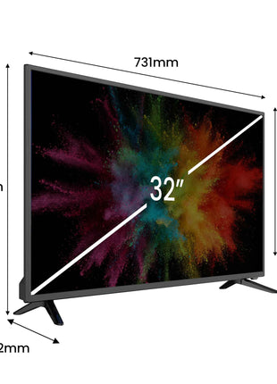 LED TV Kiano SlimTV 32 HD Ready HDMI USB PVR recorder HD picture