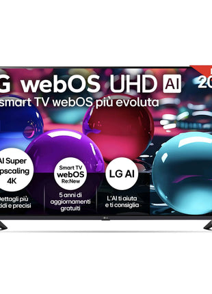 LG 50 4K UHD Smart TV 50UA73006LA - LED Television, WebOS Smart TV, HDR, WiFi, DVB-T2/S2/C, HDMI, USB Ultra HD TV