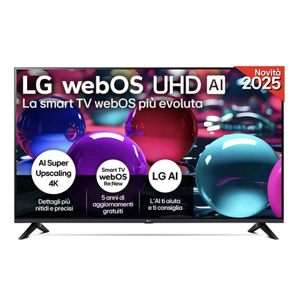 LG 50 4K UHD Smart TV 50UA73006LA - LED Television, WebOS Smart TV, HDR, WiFi, DVB-T2/S2/C, HDMI, USB Ultra HD TV