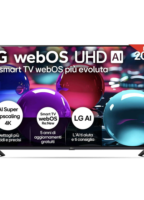 LG 50 4K UHD Smart TV 50UA73006LA - LED Television, WebOS Smart TV, HDR, WiFi, DVB-T2/S2/C, HDMI, USB Ultra HD TV