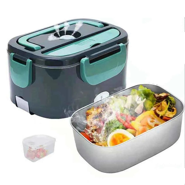 1.5L 60W Electric Lunch Box Food Warmer Portable Food Heater for Car Or Home Leak Proof Lunch Heating Microwave for Truckers