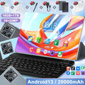 Tablet 5G da 10,36 Pollici, Android 13, 16GB RAM, 1TB ROM, Versione Globale, 20000mAh, 14 Core, Dual SIM, HD 16MP+32MP, Schermo Touch, Bluetooth, Tastiera, Tablet PC per Ufficio