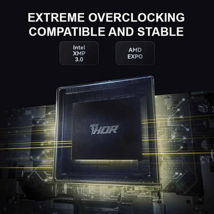 Lexar DDR5 RAM 16GB/16GBx2 6000MHz C36 Gaming Computer Memory Intel XMP 3.0 & AMD EXPO Overclocking Memorys for Desktop