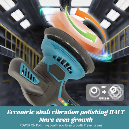 Cordless Car Polisher 6 Gears Adjustable Auto Electric Waxing Sanding Sealing Glaze Polishing Power Tool For Makita 21V Battery