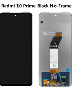 6.5'' LCD Display Touch Screen Digitizer Assembly Replacement for Xiaomi Redmi 10 2022 21061119AG with Frame