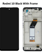 6.5'' LCD Display Touch Screen Digitizer Assembly Replacement for Xiaomi Redmi 10 2022 21061119AG with Frame