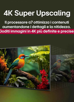 LG UHD 65 ", 4K Smart TV, 65UA73006LA, UA73 Series 2024, α7 Gen8 Processor, HDR10 Pro, FILMMAKER Mode, Game Optimizer, Wi-Fi, webOS 25, Alexa, bluetooth 5.1, 3 HDMI, 2 USB [Energy Efficiency Class F]