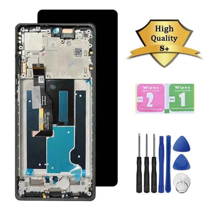6.7'' P-OLED edge50Fusion Display For Motorola Moto Edge 50 Fusion LCD Display Touch Screen Digitizer Assembly With fingerprint