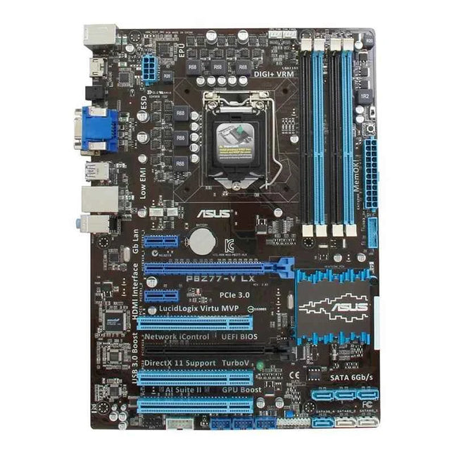 ASUS P8Z77-V LX LGA 1155 Intel Z77 HDMI SATA 6Gb/s USB 3.0 ATX Intel Motherboard
