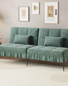 COMHOMA Fold-out Futon Cover Sofa Sleeper Sleeper Fits Corner Sofa 3-Seater Guest Sofa with Adjustable Backrest fabric