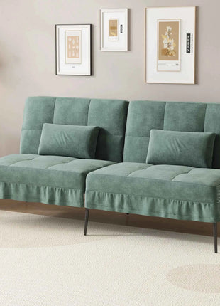 COMHOMA Fold-out Futon Cover Sofa Sleeper Sleeper Fits Corner Sofa 3-Seater Guest Sofa with Adjustable Backrest fabric
