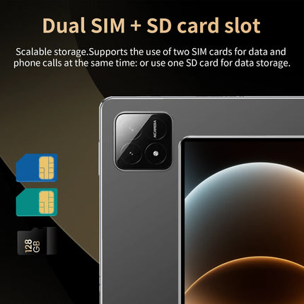 Tablet Android 13.0 con 16GB di RAM, 1TB di ROM, Schermo Originale da 10.36 Pollici, Fotocamere da 16MP e 32MP, Processore 10 Core, Batteria da 12000mAh, 4G/5G e Wi-Fi