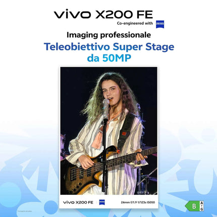 Vivo X200FE 5G, ZEISS Cameraphone 50MP Telephoto Lens, Display 6.31 "Master Color Display,12 + 12GB RAM, 512GB ROM, Dimensity 9300 +, IP68 + IP69, Battery 6500mAh, 90W FlashCharge, NFC