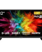 LED TV Kiano SlimTV 32 HD Ready HDMI USB PVR recorder HD picture