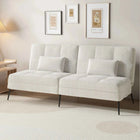 COMHOMA Fold-out Futon Cover Sofa Sleeper Sleeper Fits Corner Sofa 3-Seater Guest Sofa with Adjustable Backrest fabric