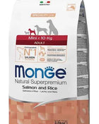 Monge Natural Small Dog, Croquettes-Adult, Salmon and Rice 800gr