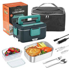 2.5L 90W Electric Heating Lunch Box 12/24/220V Stainless Steel Liner Portable Food Heater Bento Box Food Container for Car Home