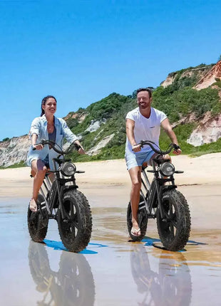 JANSNO X50 Adults Electric Bike 750/250W 48V17AH Removable battery Fat Tire 20" Off Road Mountain Ebike 25MPH Electric Bicycle