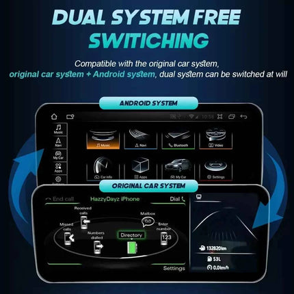 CarPlay For Audi A4 B8 A5 2008 2009 2010 MMI 2G High CD Changer Android 14 8+128GB Car Multimedia Player Stereo GPS Navi Screen