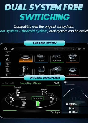 Fast Shipping Wireless CarPlay Screen For Audi A4 B8 A5 8K 2008-2016 Car Multimedia Player Android 14 8+128GB Stereo GPS Navi
