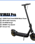 AOVOPRO V1MAX PRO 1200W Electric Scooter 45KM Max Range 35KM/H 500W Motor Power 42V14.5AH Folding Electric Scooter for Adults