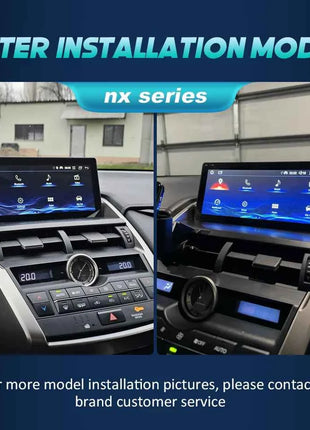 Nunoo Android 14 CarPlay Auto Radio For Lexus NX NX200 NX200T NX300h 2014-2021 Multimedia Navigation GPS DSP 4G WiFi