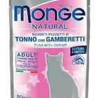 Monge Superpremium Gatto, 80gr in envelope-Tuna with Shrimp