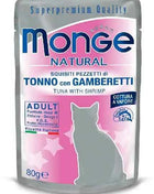 Monge Superpremium Gatto, 80gr in envelope-Tuna with Shrimp