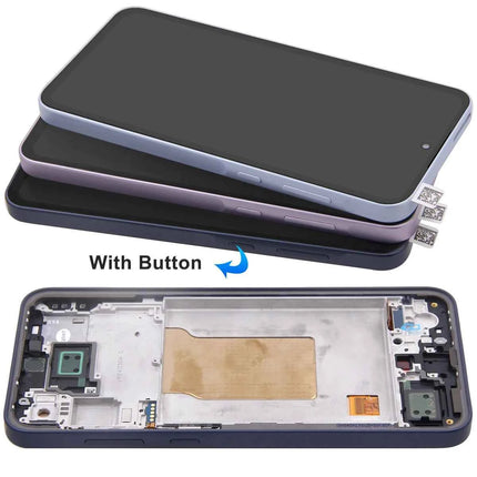 Schermo Super OLED per Samsung Galaxy A35 Display LCD Touch Screen digitale con cornice per Samsung Galaxy A35 A356B A356B/DS