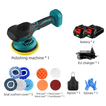 OWJHE 7000RPM Cordless Car Polisher 6 Gears Electric Polisher Auto Car Polishing Waxing Machine For Makita 18V Battery