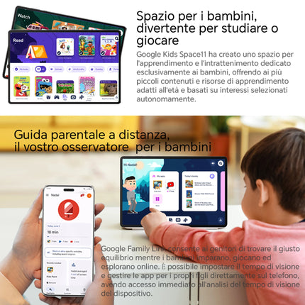 HONOR Pad X8a 4GB RAM/128GB ROM, 8300mAh, 11 Pollici 90Hz Eye Protection Display Tablet ,4 Altoparlanti,  Android 14, Space Grey