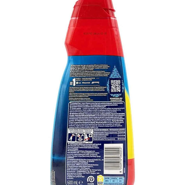 6x Finish All in 1 Max Power Gel detergent for dishwasher 600ml total 3600ML, 6x30 washes Total 180 washes