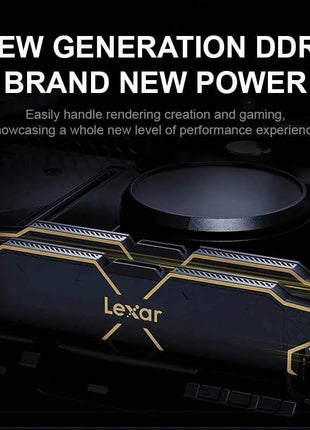 Lexar DDR5 RAM 16GB/16GBx2 6000MHz C36 Gaming Computer Memory Intel XMP 3.0 & AMD EXPO Overclocking Memorys for Desktop