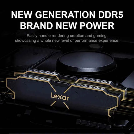Lexar DDR5 RAM 16GB/16GBx2 6000MHz C36 Gaming Computer Memory Intel XMP 3.0 & AMD EXPO Overclocking Memorys for Desktop