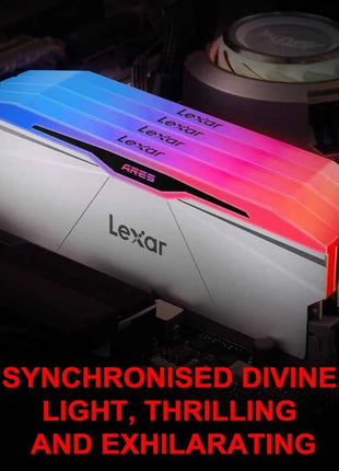 Lexar ARES RGB DDR5 RAM 16GBx2 6800MHz/6400MHz Intel XMP 3.0/AMD EXPO Desktop Memory for PC Gaming Computer Memory